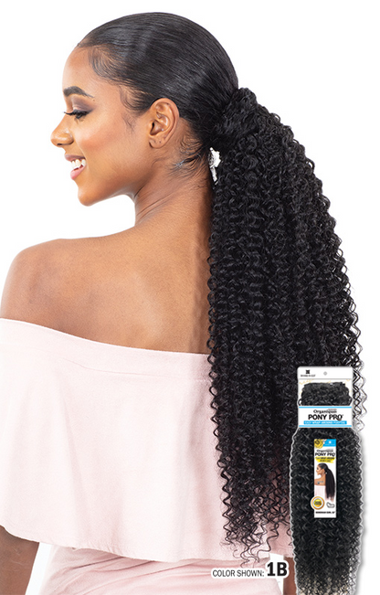 SHAKE N GO Organique Ponytail Pony Pro - BOHEMIAN CURL 32"