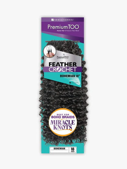SENSATIONNEL Premium TOO Feather Crochet - BOHEMIAN (18"-22")