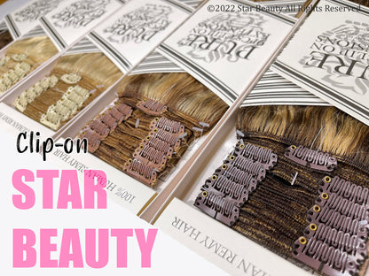 Hair Couture 100% Human Hair Extensions Pure 9 PCS Clip-ins  - Water Wave (18"-24")