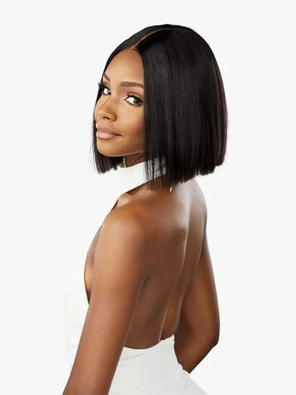 SENSATIONNEL Pearlish 100% Virgin Remi Human Hair 2X6 HD Lace Wig - CLASSIC BOB (10"-12")