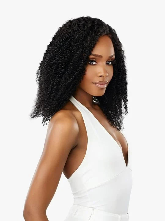 SENSATIONNEL Pearlish 100% Virgin Remi Human Hair 9 Pcs Clip-In - BURMESE CURL 18″ - product image 4