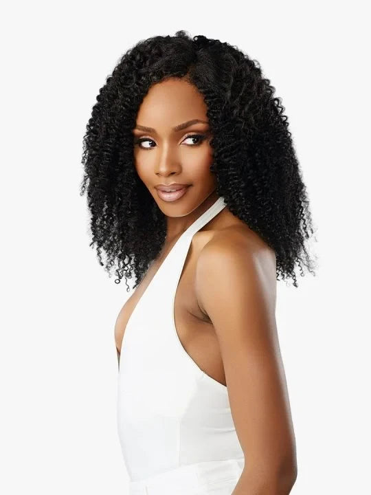 SENSATIONNEL Pearlish 100% Virgin Remi Human Hair 9 Pcs Clip-In - BURMESE CURL 18″ - product image 5