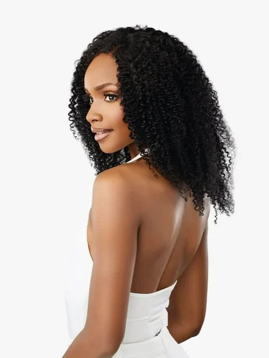 SENSATIONNEL Pearlish 100% Virgin Remi Human Hair 9 Pcs Clip-In - BURMESE CURL 18″ - product image 6