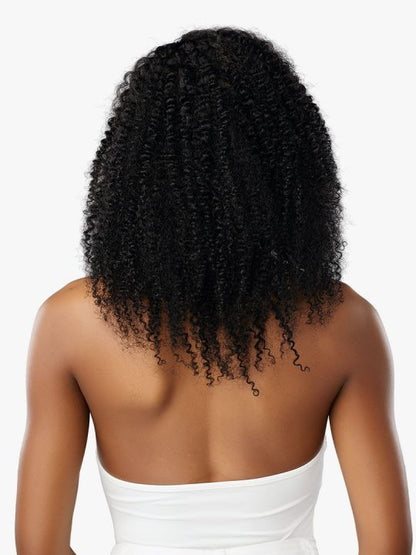 SENSATIONNEL Pearlish 100% Virgin Remi Human Hair 9 Pcs Clip-In - BURMESE CURL 18″ - product image 3