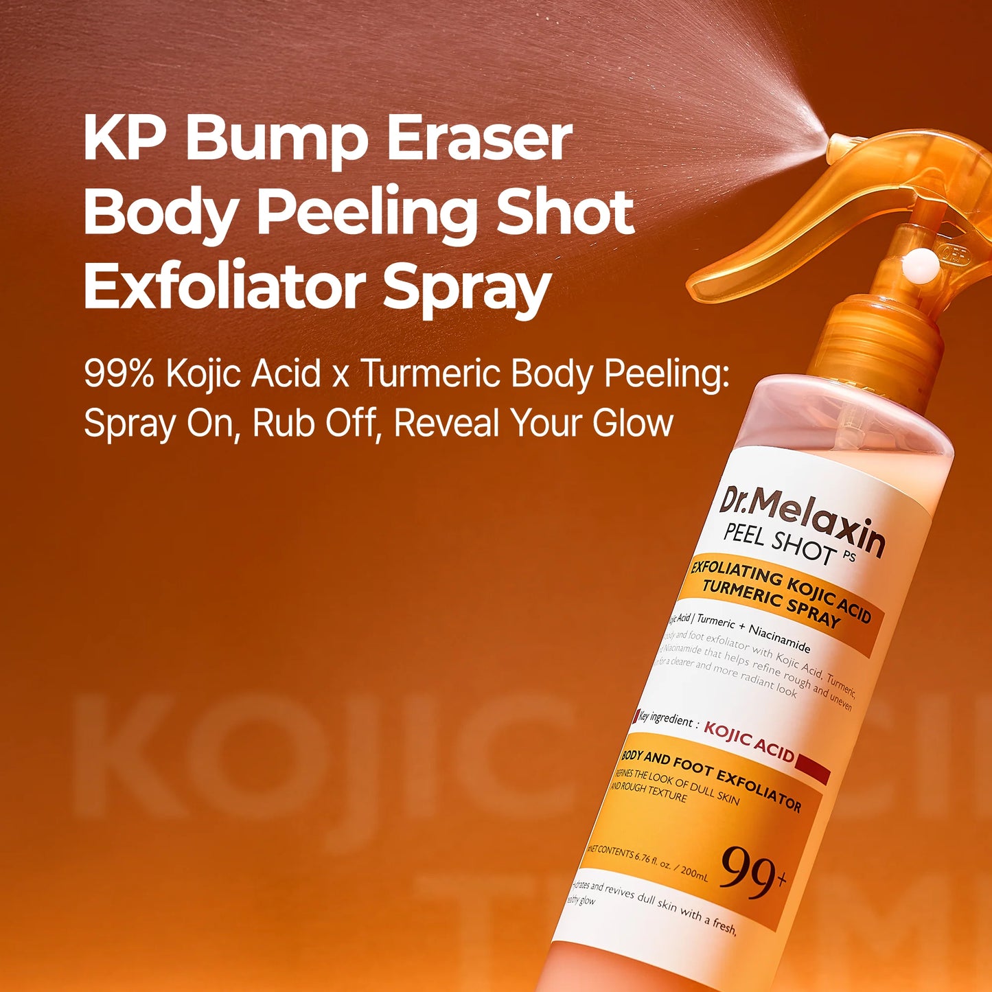 Dr.Melaxin Peel Shot Kojic Acid Turmeric Spray (6.76oz)