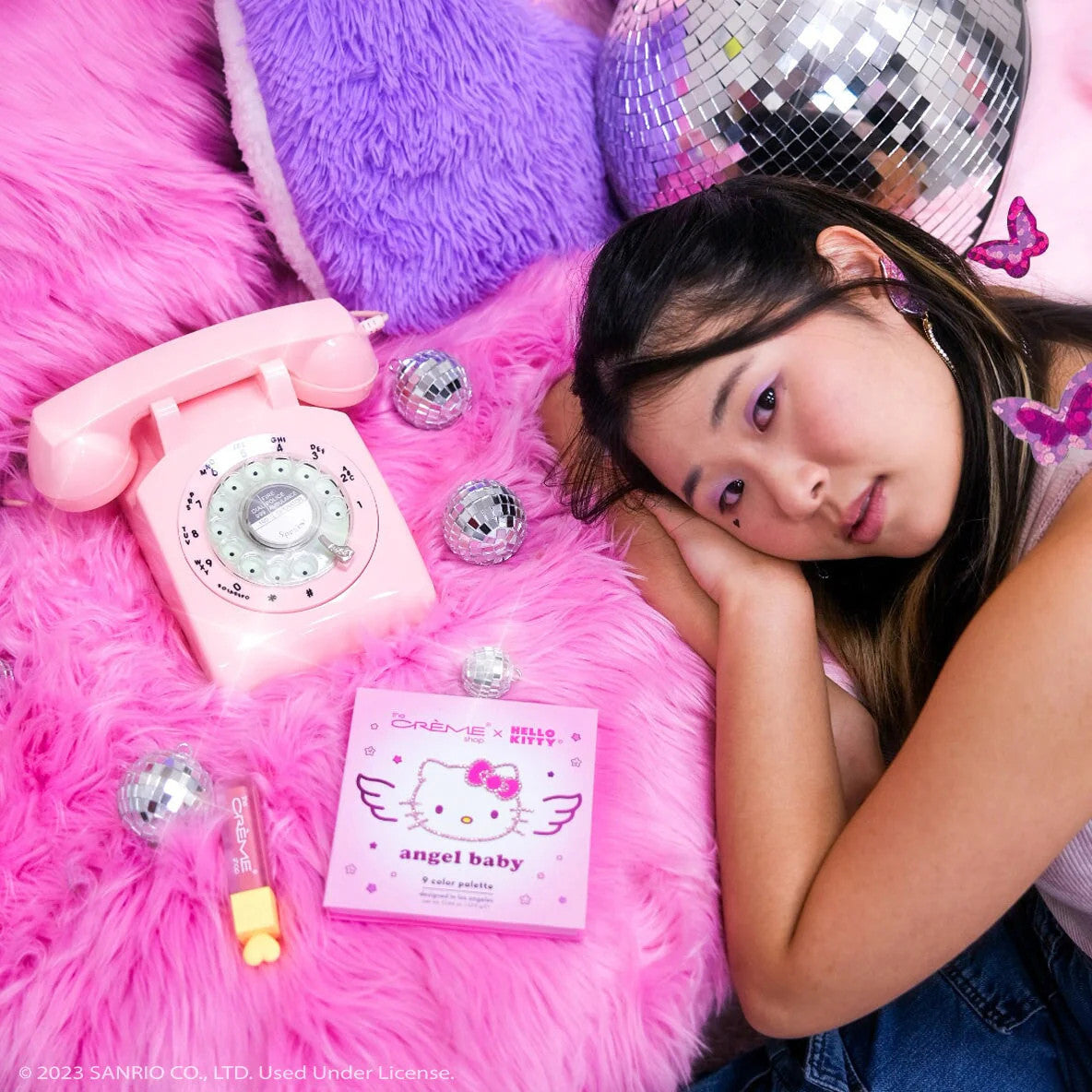 THE CREME SHOP Hello Kitty Y2K Angel Baby EyeShadow Palette