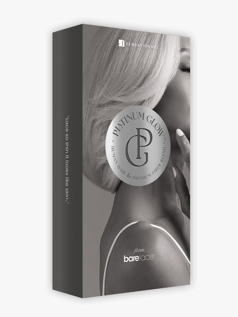 SENSATIONNEL Synthetic Bare Lace Front Wig - Platinum Glow DELPHINE
