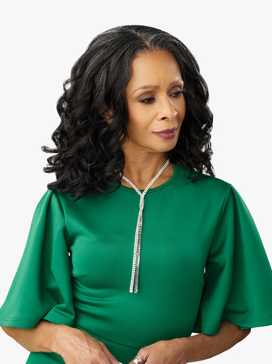 SENSATIONNEL Synthetic Bare Lace Front Wig - Platinum Glow CORALINE