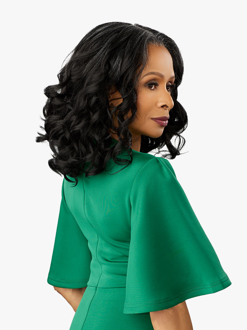 SENSATIONNEL Synthetic Bare Lace Front Wig - Platinum Glow CORALINE