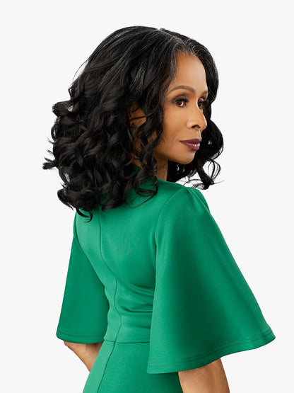 SENSATIONNEL Synthetic Bare Lace Front Wig - Platinum Glow CORALINE