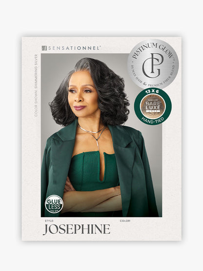 SENSATIONNEL Synthetic Bare Lace Front Wig - Platinum Glow JOSEPHINE