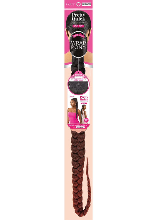 OUTRE Synthetic Pretty Quick Pony - Natural Braided Ponytail 32"