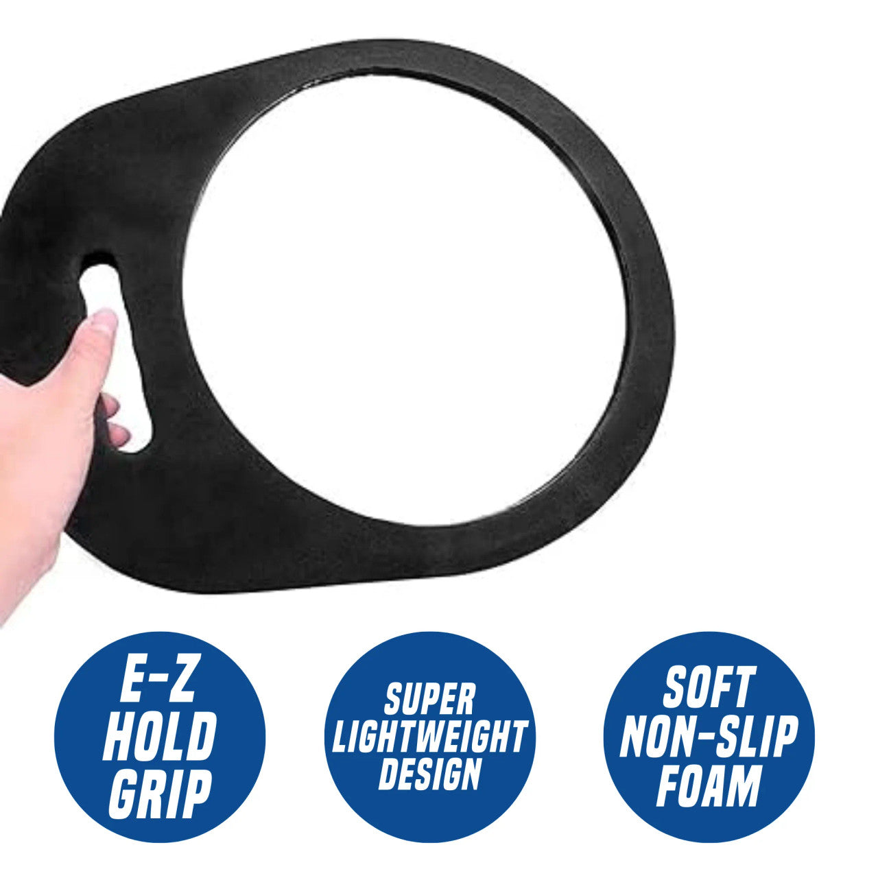 Annie PrimeX Foam Mirror Round Black