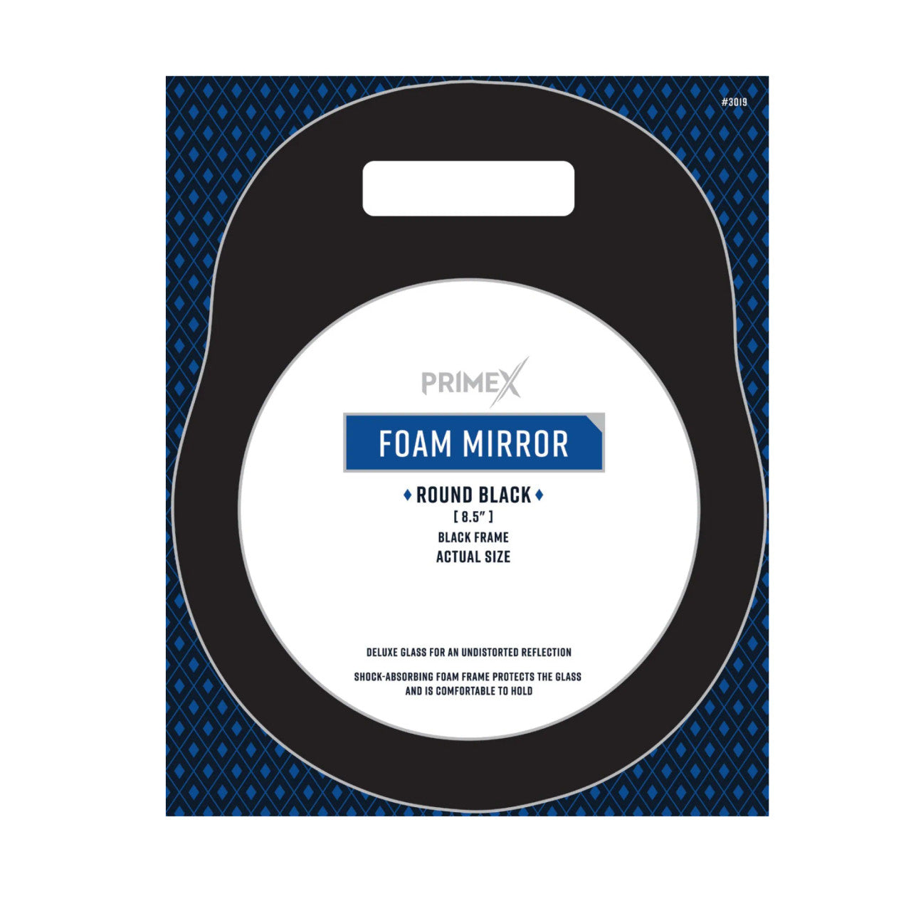 Annie PrimeX Foam Mirror Round Black