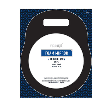 Annie PrimeX Foam Mirror Round Black