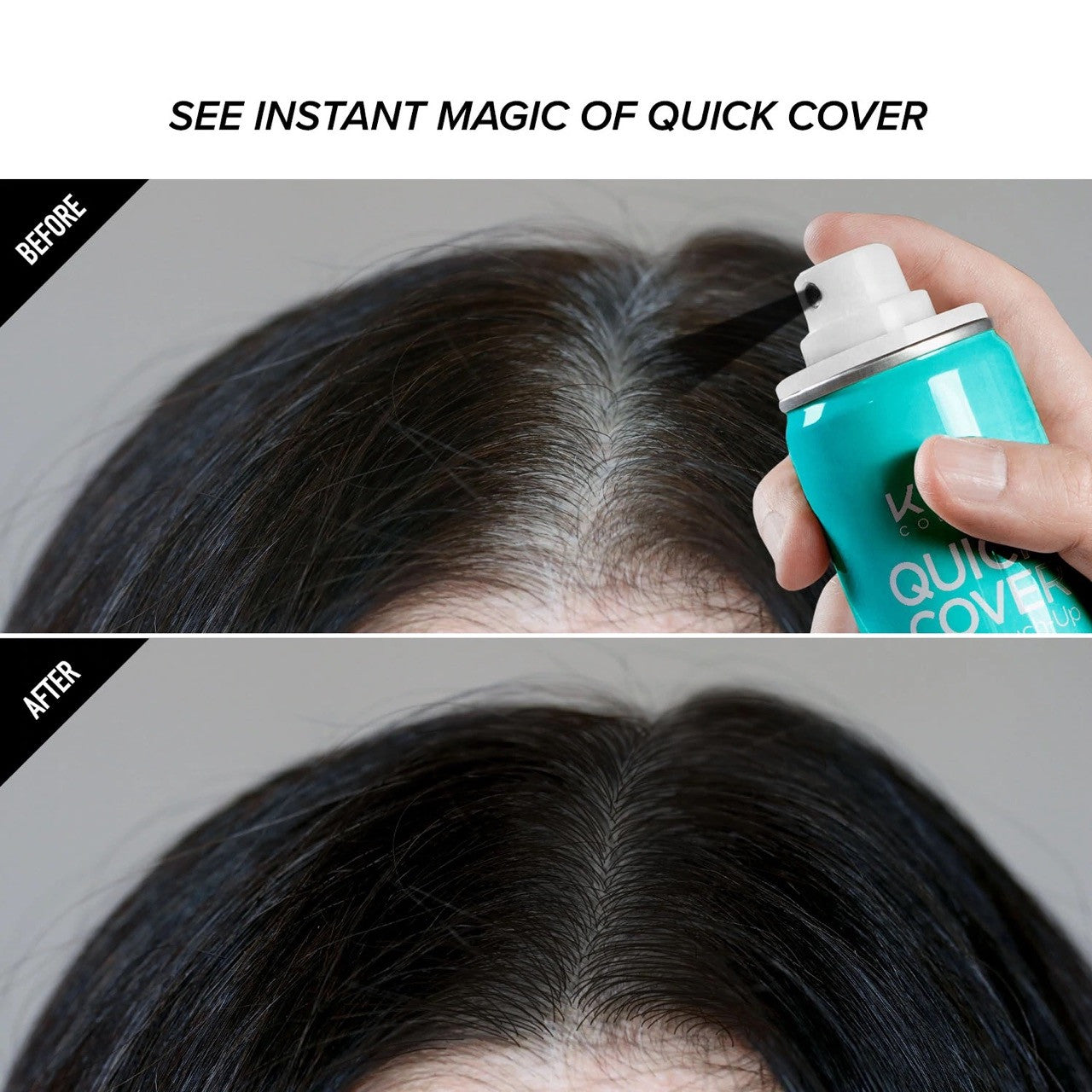 KISS Color & Care Quick Cover Root Touch-Up Fiber Spray