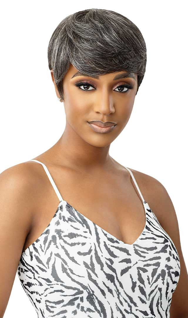 OUTRE Fab & Fly Gray Glamour 100% Human Hair HH- ASHA
