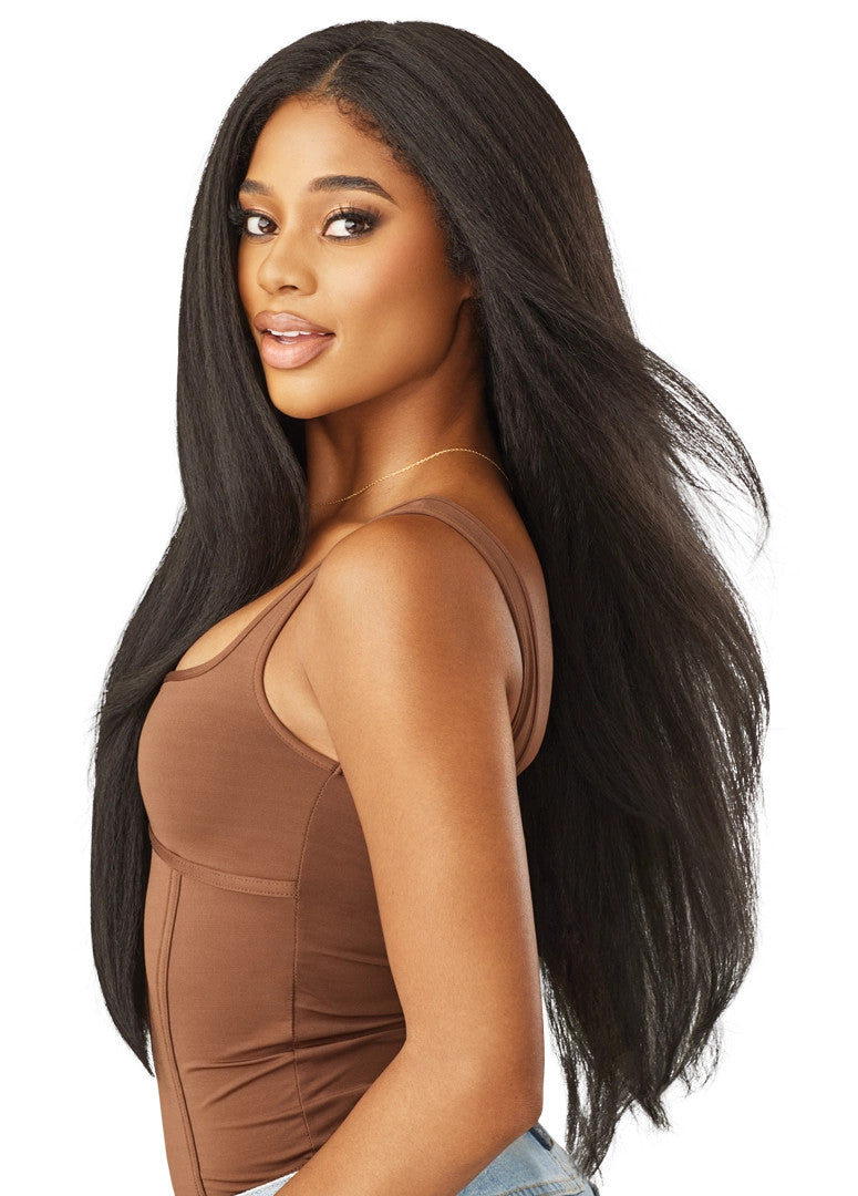 OUTRE Synthetic Melted Hairline Kinky Soft Edges HD Lace Front Wig - KINKYSOFT 01