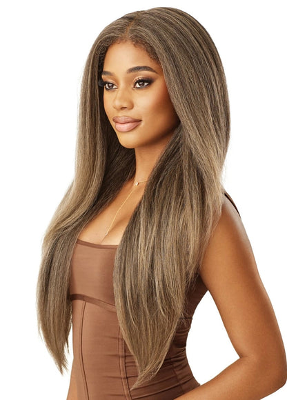 OUTRE Synthetic Melted Hairline Kinky Soft Edges HD Lace Front Wig - KINKYSOFT 01