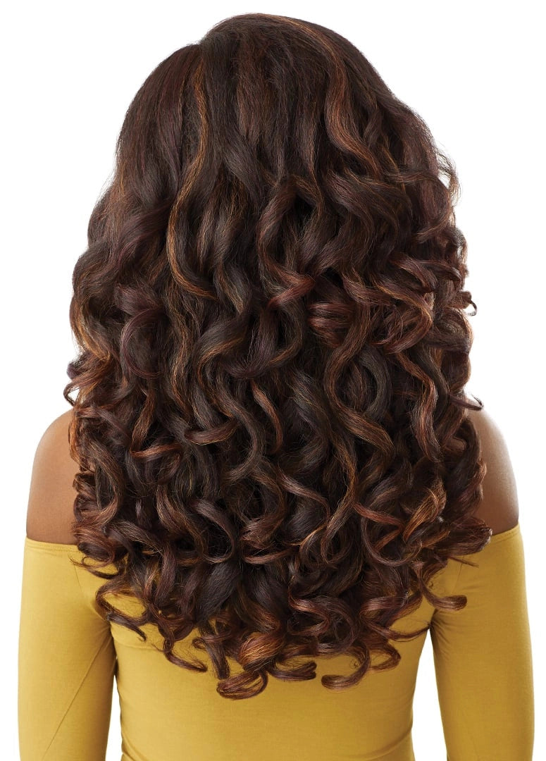 OUTRE Synthetic Melted Hairline KinkySoft Edges Lace Front Wig - KINKYSOFT 06