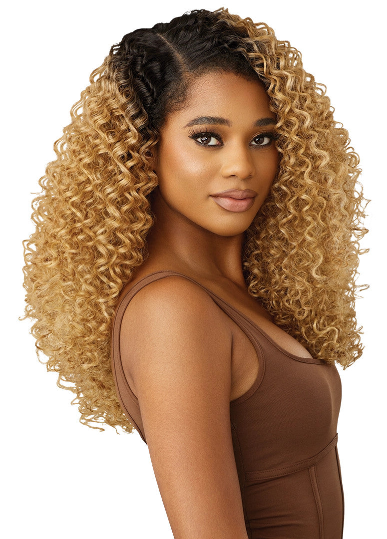 OUTRE Synthetic Melted Hairline KinkySoft Edges Lace Front Wig - KINKYSOFT 07