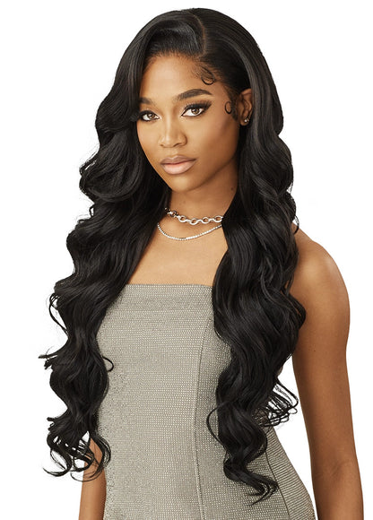 OUTRE Synthetic Melted Hairline Swirlista Lace Front Wig - Swirl 112