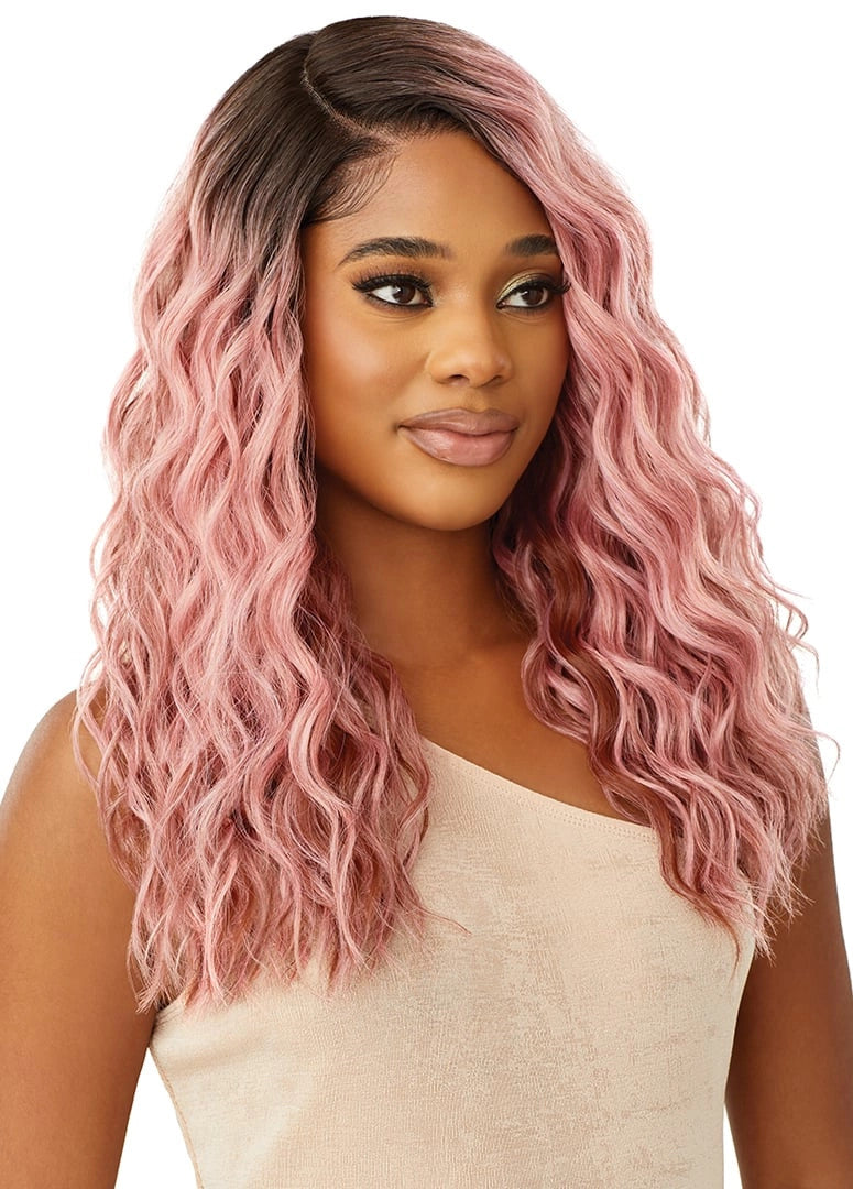 OUTRE Synthetic Melted HairlineHD Lace Front Wig - CARESS
