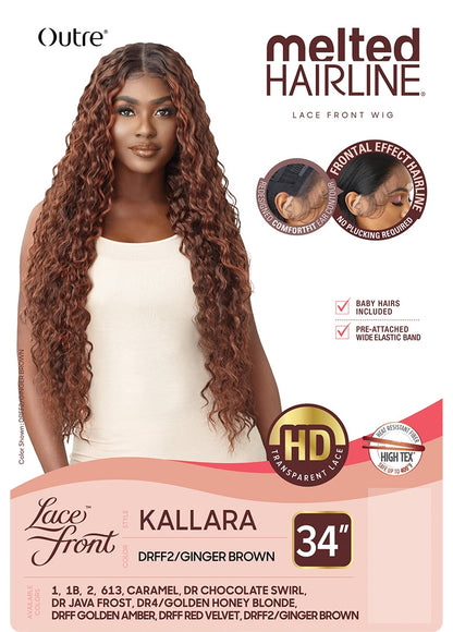 OUTRE Synthetic Melted Hairline HD Lace Front Wig - Kallara