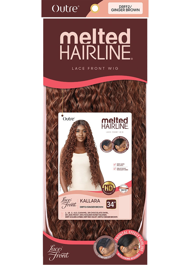 OUTRE Synthetic Melted Hairline HD Lace Front Wig - Kallara