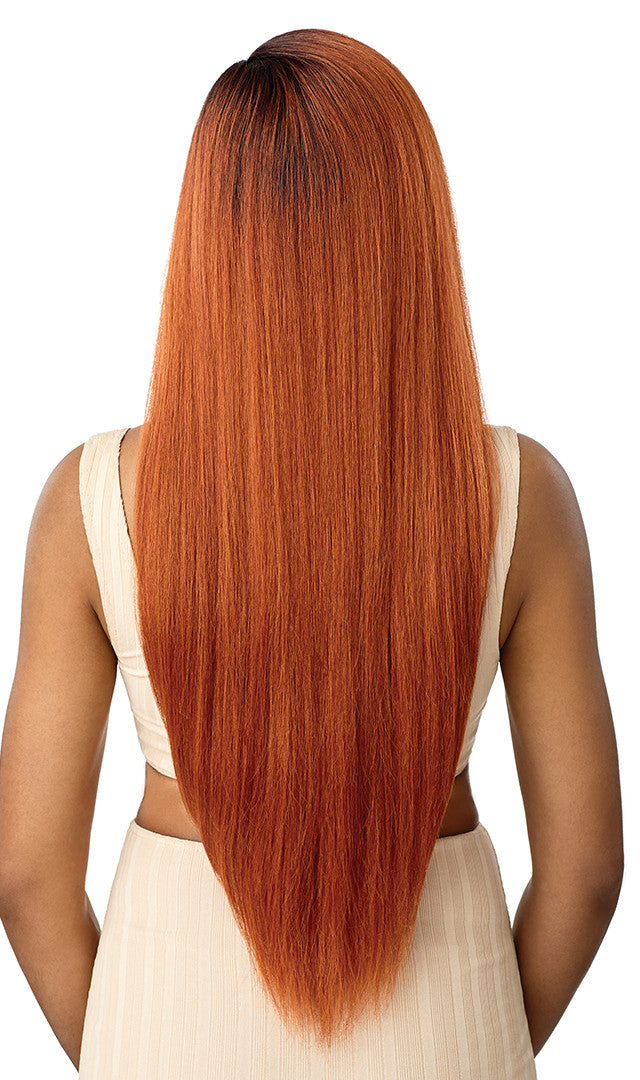 OUTRE HD Transparent Lace Front Wig - NATURAL YAKI 30"