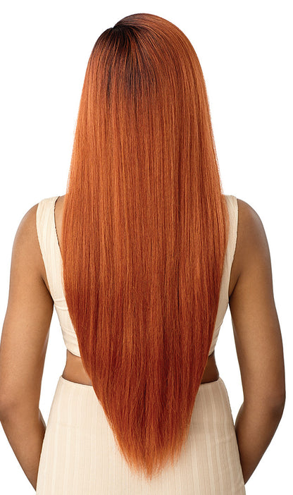 OUTRE HD Transparent Lace Front Wig - NATURAL YAKI 30"