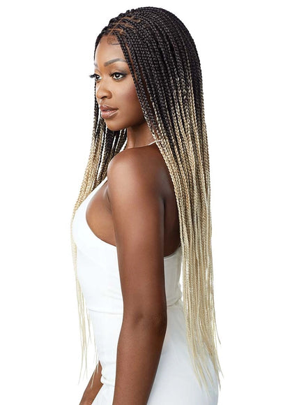 OUTRE 13x4 HD Pre-Braided Lace Front Wig - Knotless Square Part Braids