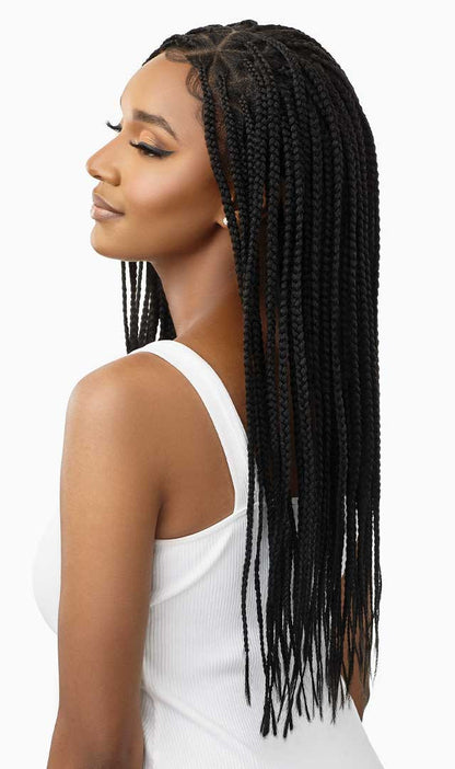 OUTRE 13x4 HD Pre-Braided Lace Front Wig - KNOTLESS TRIANGLE PART BRAIDS 26"