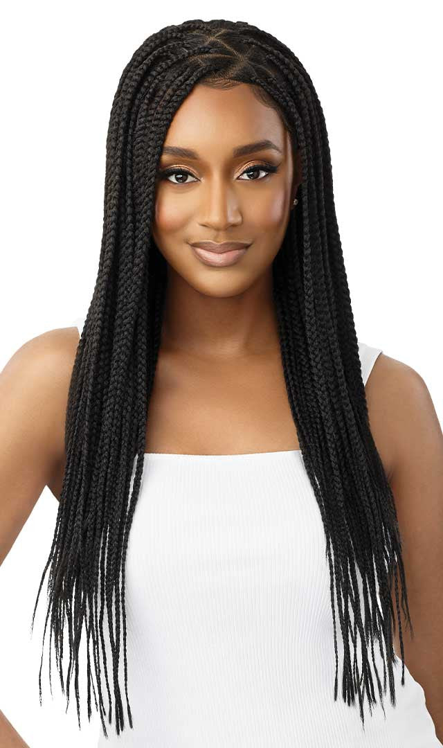OUTRE 13x4 HD Pre-Braided Lace Front Wig - KNOTLESS TRIANGLE PART BRAIDS 26"