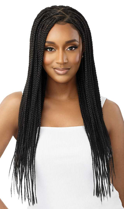 OUTRE 13x4 HD Pre-Braided Lace Front Wig - KNOTLESS TRIANGLE PART BRAIDS 26"