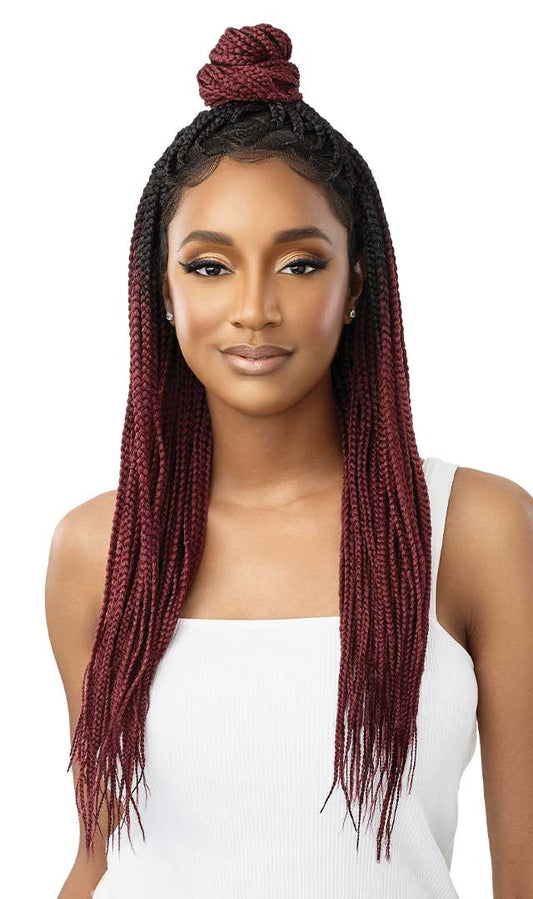OUTRE 13x4 HD Pre-Braided Lace Front Wig - KNOTLESS TRIANGLE PART BRAIDS 26"
