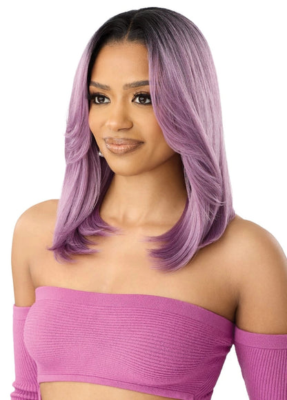 OUTRE Synthetic Perfect Hairline Swoop Series Glueless Lace Frontal Wig - Swoop 17