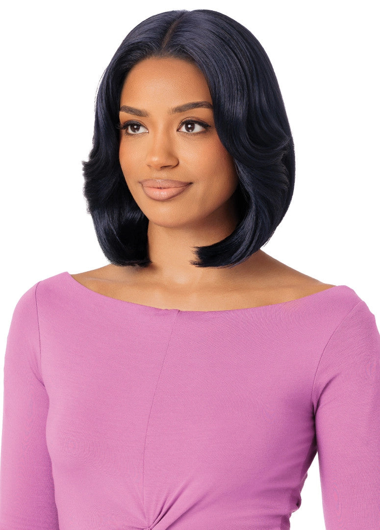 OUTRE Synthetic Perfect Hairline Swoop Series Glueless Lace Frontal Wig - Swoop 20