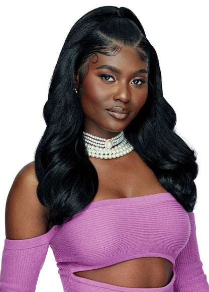 OUTRE Synthetic Perfect Hairline Swoop Series Glueless Lace Frontal Wig - Swoop 02