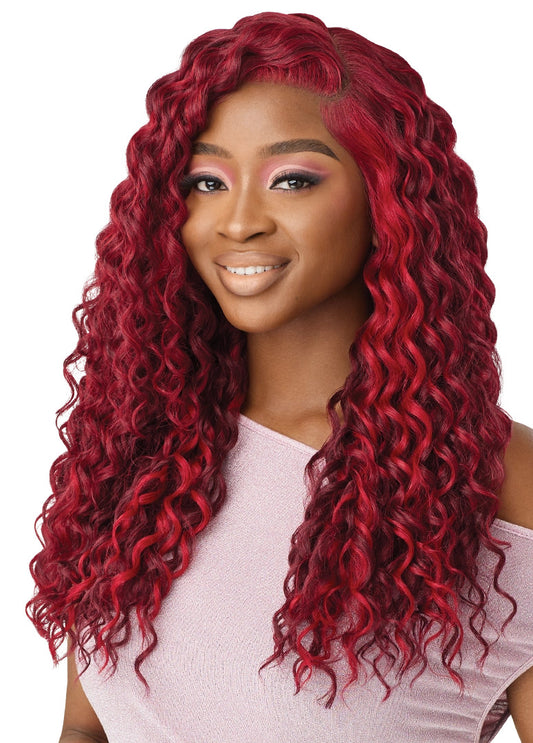 OUTRE Synthetic Perfect Hairline Swoop Series Glueless Lace Frontal Wig - Swoop 09