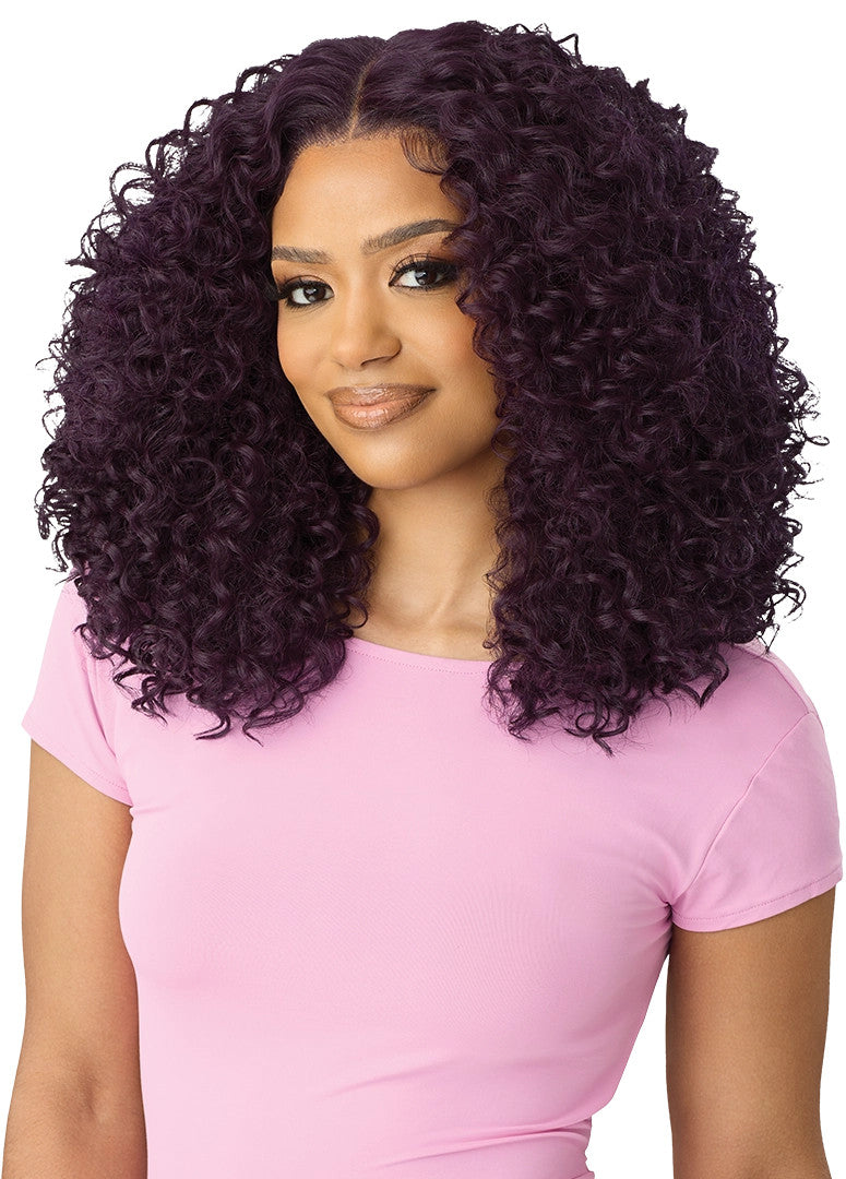 OUTRE Synthetic Perfect Hairline Swoop Series Glueless Lace Frontal Wig - Swoop Y-Part 205