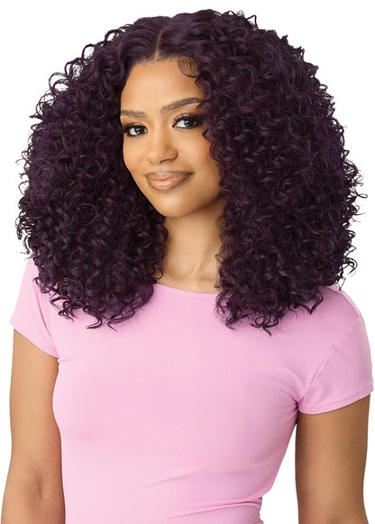 OUTRE Synthetic Perfect Hairline Swoop Series Glueless Lace Frontal Wig - Swoop Y-Part 205