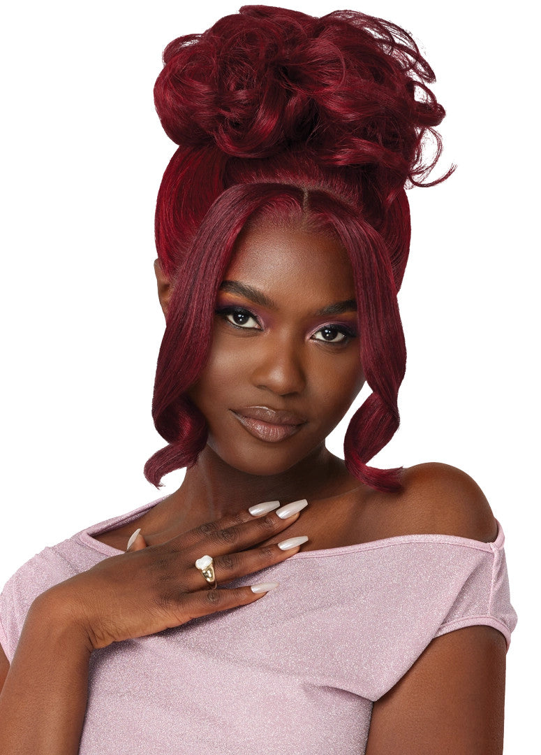 OUTRE Synthetic Perfect Hairline Swoop Series Glueless Lace Frontal Wig - Swoop 06