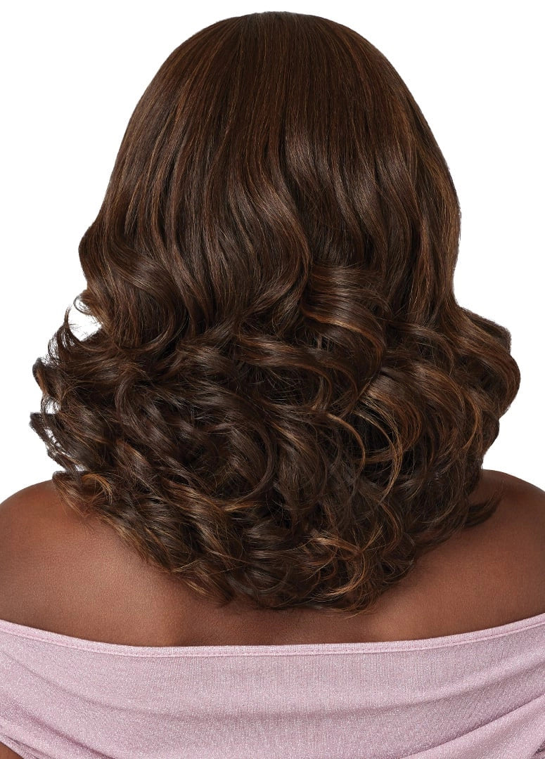 OUTRE Synthetic Perfect Hairline Swoop Series Glueless Lace Frontal Wig - Swoop 06