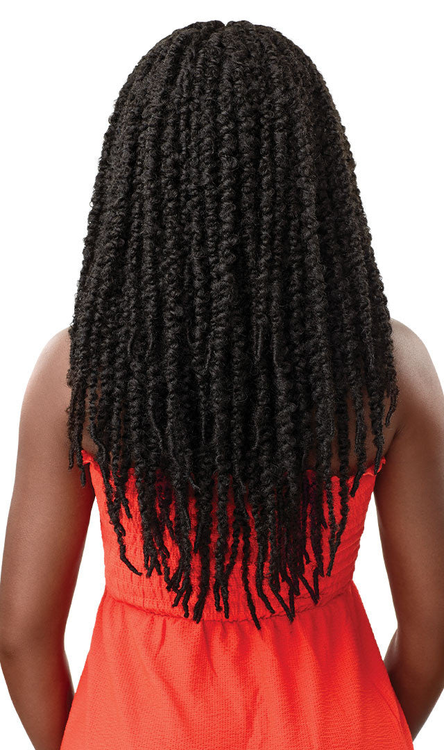 OUTRE X-Pression Twisted Up Synthetic 4x4 Pre-plucked Braid Lace Front Wig Island Summer Locs 24"