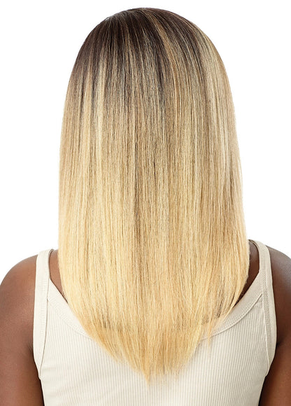 OUTRE HD Transparent Lace Front Wig - Natural Yaki 18"