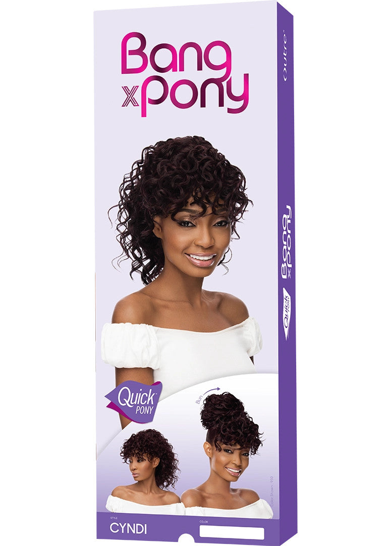 OUTRE Synthetic Pretty Quick Bang X Ponytail - CYNDI