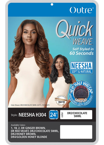 OUTRE Synthetic Quick Weave Half Wig - NEESHA H304