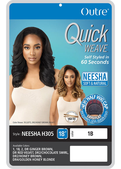 OUTRE Synthetic Quick Weave Half Wig - NEESHA H305
