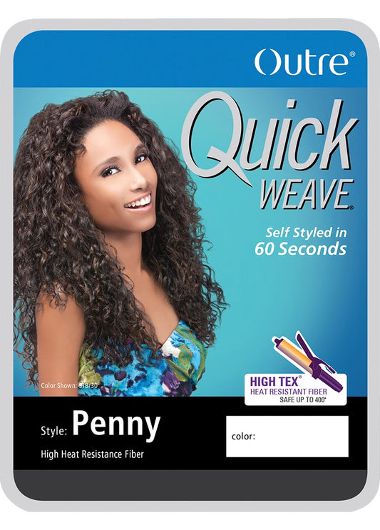 OUTRE Synthetic Quick Weave Half Wig - PENNY